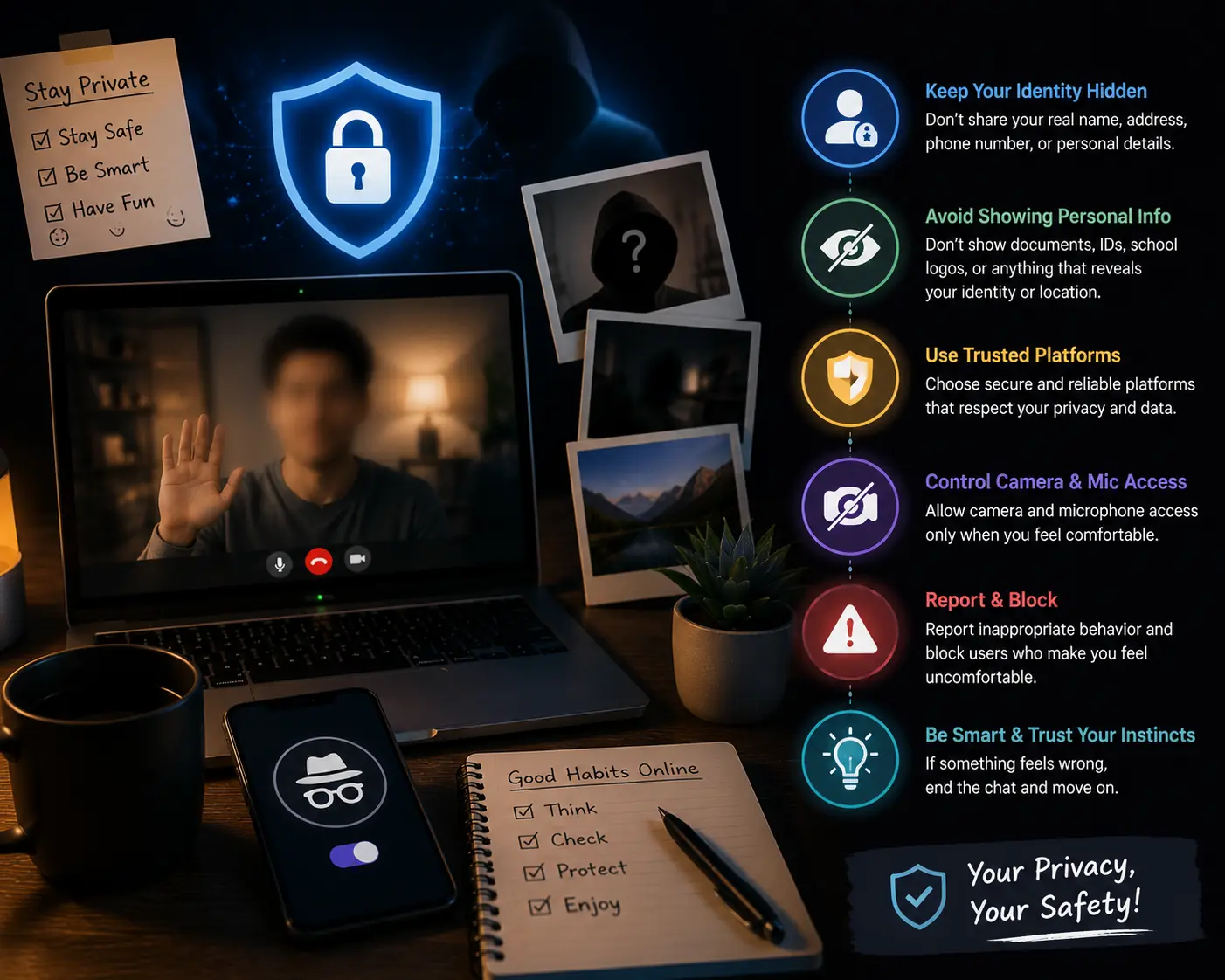 Anonymous Video Chat Privacy